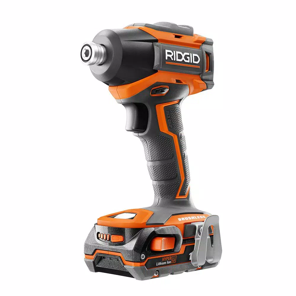 RIDGID 18V Brushless Cordless Drill/Driver and Impact Driver Combo Kit with (2) 1.5 Ah Batteries and Charger