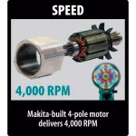 Makita 18V LXT Cordless Autofeed Screwdriver, Tool-Only (XRF02Z) thumbnail 7