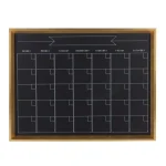DesignOvation Calter Magnetic Chalkboard Monthly Calendar Memo Board - Modern Framed Wall Organizer thumbnail 2