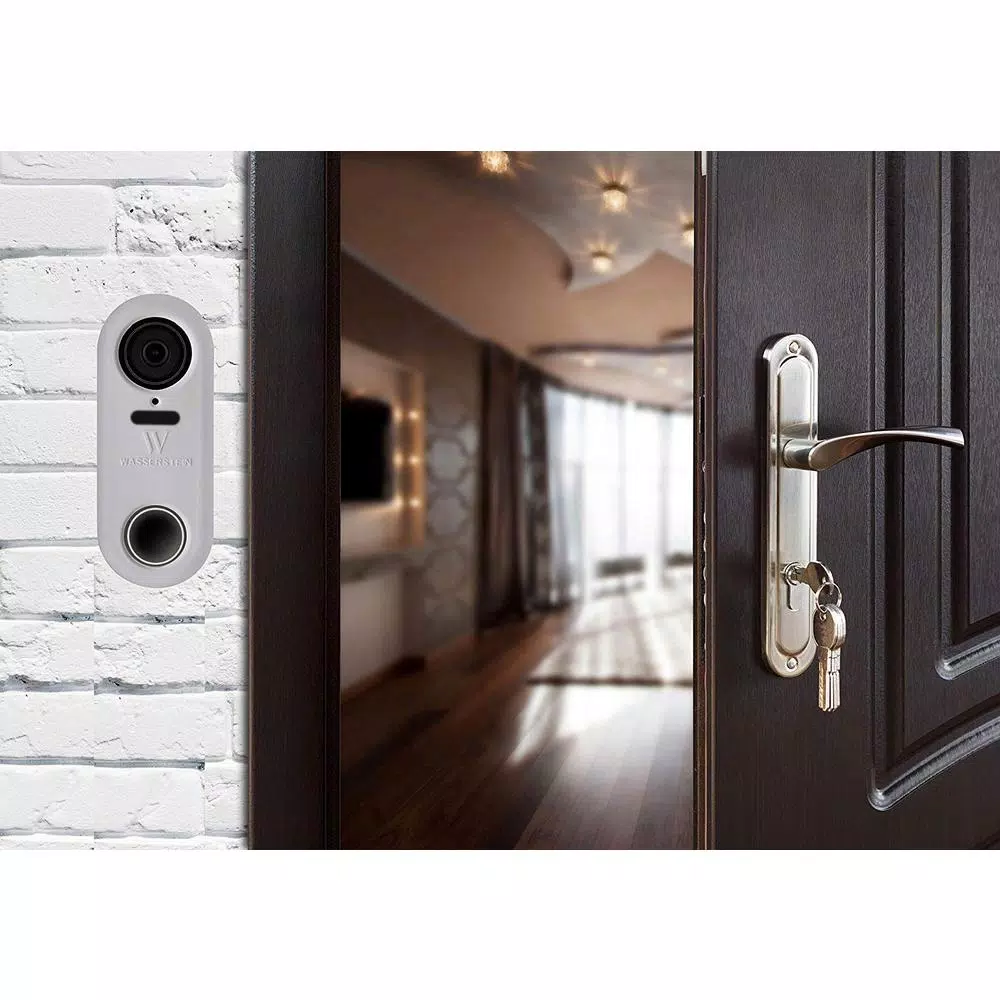 Wasserstein Gray Protective Silicone Skin for Google Nest Hello Video Doorbell