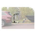 CURT Towable Hitch-Mounted Bike Rack, 4-Bike Capacity, 2" Shank, 2,000 lbs. GTW thumbnail 4
