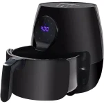 Maximatic Elite Gourmet 5.3 Qt. Digital Air Fryer, 1350W Oil-Free Multi-Cooker, Black thumbnail 2