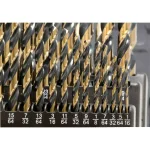 WEN 29-Piece HSS Jobber Drill Bit Set with Black Gold Finish and Carrying Case thumbnail 4