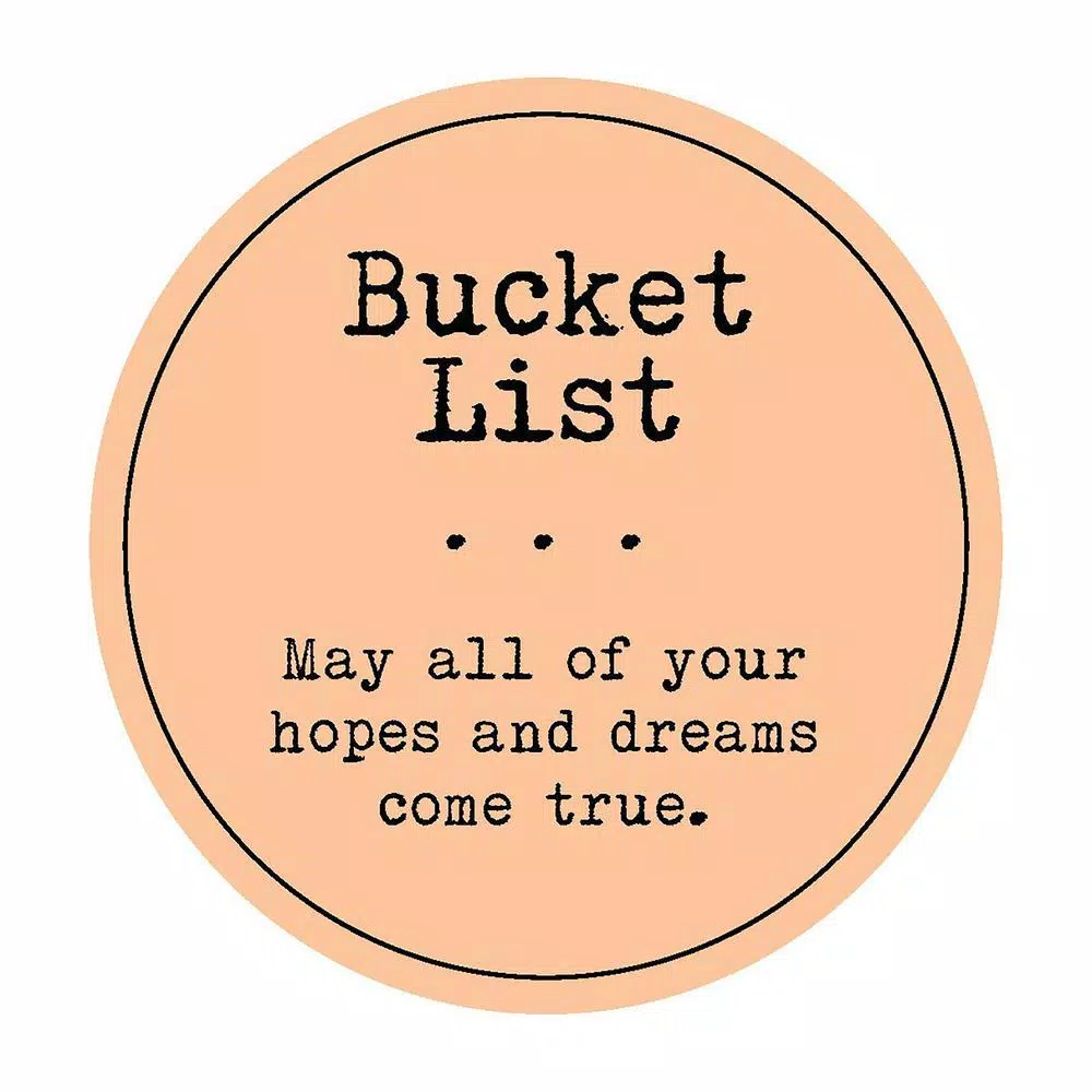 Stonebriar Collection Top Shelf Glass Bucket List Wish Jar Kit with 100 Tickets and Pen