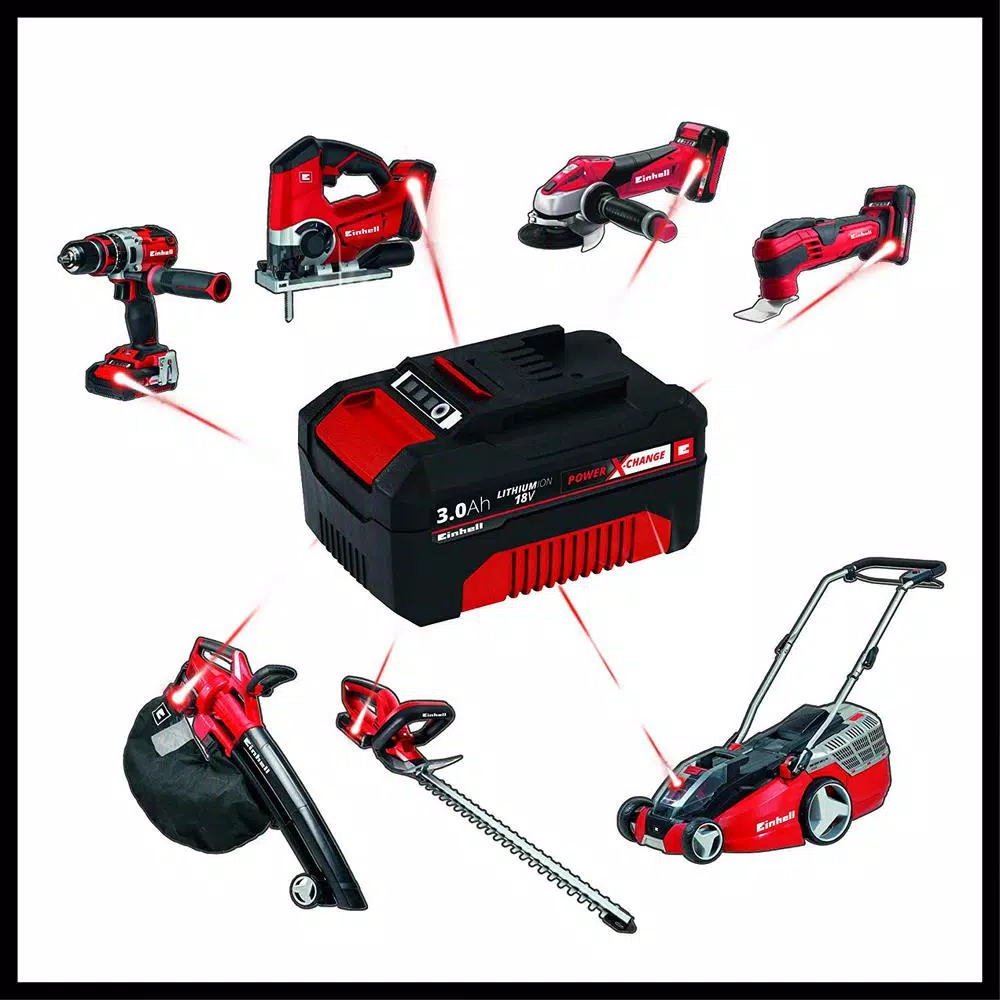 Einhell Power X-Change 18V 3.0Ah Lithium-Ion High Capacity Battery