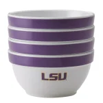College Kitchen Collection LSU Tigers 4-Piece Party Bowl Set, Purple, 8 oz thumbnail 3