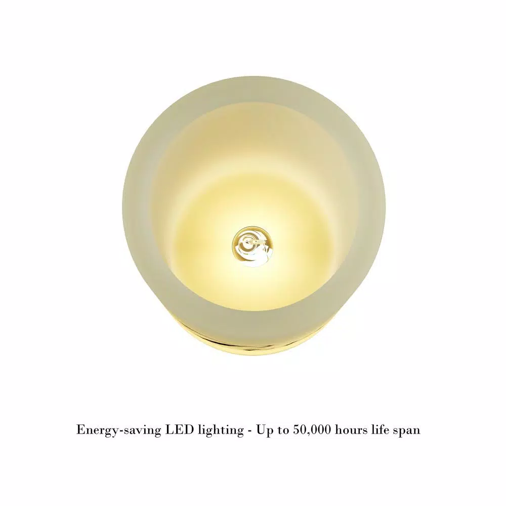 Lavish Home "Love" LED Flameless Candle with Remote Control, Vanilla Scented Real Wax