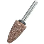 Dremel 3/8 in. Aluminum Oxide Arch Shaped Grinding Stone for Rotary Tools, 1/8 in. Shank thumbnail 1
