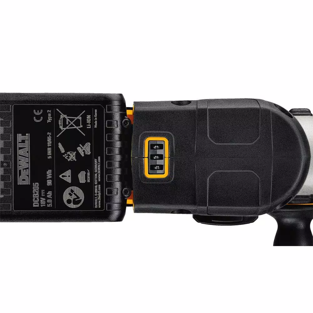 DEWALT 20V MAX XR Brushless 1 in. SDS Plus L-Shape Rotary Hammer Kit with Dust Extractor & (2) 5.0 Ah Batteries
