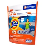 Tide PODS Plus Febreze Sport Odor Defense Laundry Detergent Pods, Active Fresh, 15-Count, 6-Pack thumbnail 3