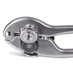 Home Basics Handheld Can Opener - High Carbon Stainless Steel & Zinc with Ergonomic TPR Grip thumbnail 2