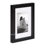 DesignOvation Gallery Wood Picture Frame Set, Black Satin Finish, Set of 4 thumbnail 3