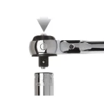 TEKTON 3/8 in. Drive 9 in. Swivel Head Ratchet, 72-Tooth thumbnail 12