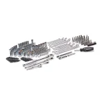 Husky 185-Piece Mechanics Tool Set with Chrome Alloy Steel Sockets and Wrenches thumbnail 1