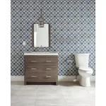MOEN Genta 4-Piece Chrome Bath Hardware Set - Towel Bar, Hand Towel Bar, Robe Hook & Toilet Paper Holder thumbnail 6