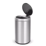 Innovaze 3.2 Gallon Stainless Steel Motion Sensor Touchless Trash Can, Fingerprint Resistant Round Bin thumbnail 4
