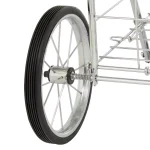Easy Wheels Jumbo Shopping Cart, Heavy Duty Steel, Elite Chrome Finish thumbnail 3