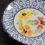 Gibson Elite Luxembourg 4-Piece Hand Painted Stoneware Serving Set thumbnail 2