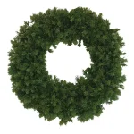 Worth Imports 24 in. Artificial Juniper Wreath, Green Traditional Holiday Decor thumbnail 1