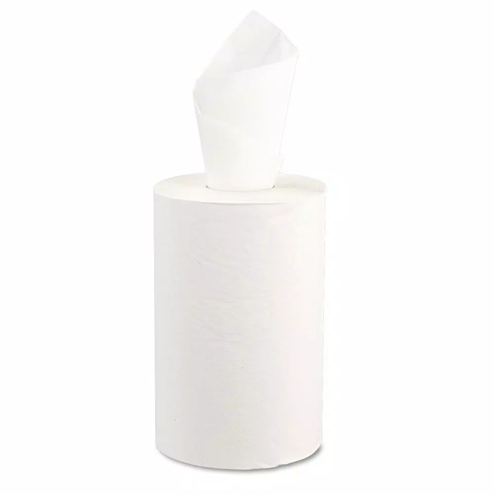 Windsoft Hardwound Roll Towels, 8 in. x 350 ft, White (12 Rolls per Carton)