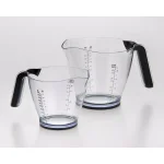 Cook Pro 2-Piece Plastic Measuring Cup Set with Non-Slip Grip Handles and Nesting Design thumbnail 6