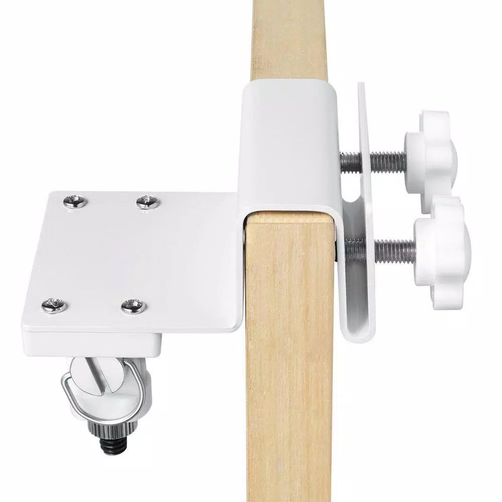 Wasserstein Weatherproof Gutter Mount for Arlo Pro, Ultra, Go, and Essential Cameras (White)