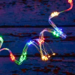 LUMABASE 100-Light Multi-Color LED Battery Operated Multi-Strand Fairy String Lights, Set of 2 thumbnail 7