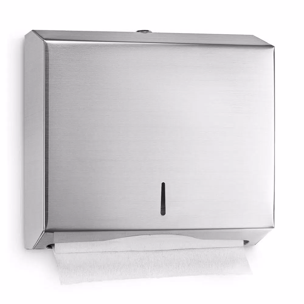 Alpine Industries Stainless Steel Multi-Fold and C-Fold Paper Towel Dispenser