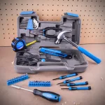 Apollo 39-Piece Essential Household Tool Kit with Blow Molded Case - Blue thumbnail 3