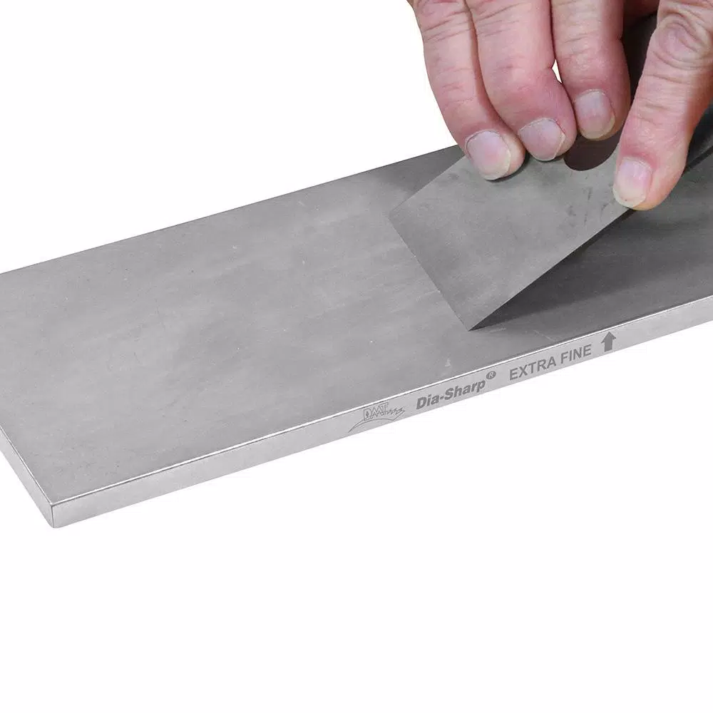 DMT 10 in. Dia-Sharp Extra-Fine Bench Stone Handheld Diamond Sharpener