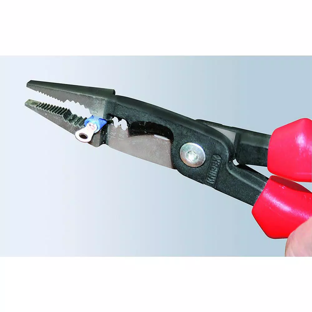 KNIPEX 8 in. Electrical Installation Pliers, 6-in-1 Multifunctional Hand Tool