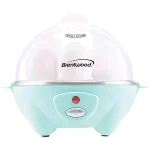 Brentwood 7-Egg Blue Electric Egg Cooker with Auto Shutoff, Poaching Tray & Omelet Maker thumbnail 1