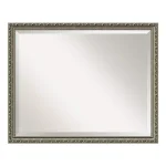 Amanti Art Parisian 30.5 in. W x 24.5 in. H Framed Rectangular Bathroom Vanity Mirror, Silver thumbnail 4