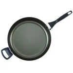Farberware 6-Quart Nonstick Aluminum Saute Pan with Glass Lid, Aqua thumbnail 2