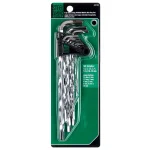 Steel Vision Tools 9-Piece Metric Extra-Long Twisted Full Polish Hex Key Wrench Set thumbnail 4