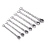 WEN 13-Piece Professional SAE Ratcheting Combination Wrench Set with Storage Rack thumbnail 6