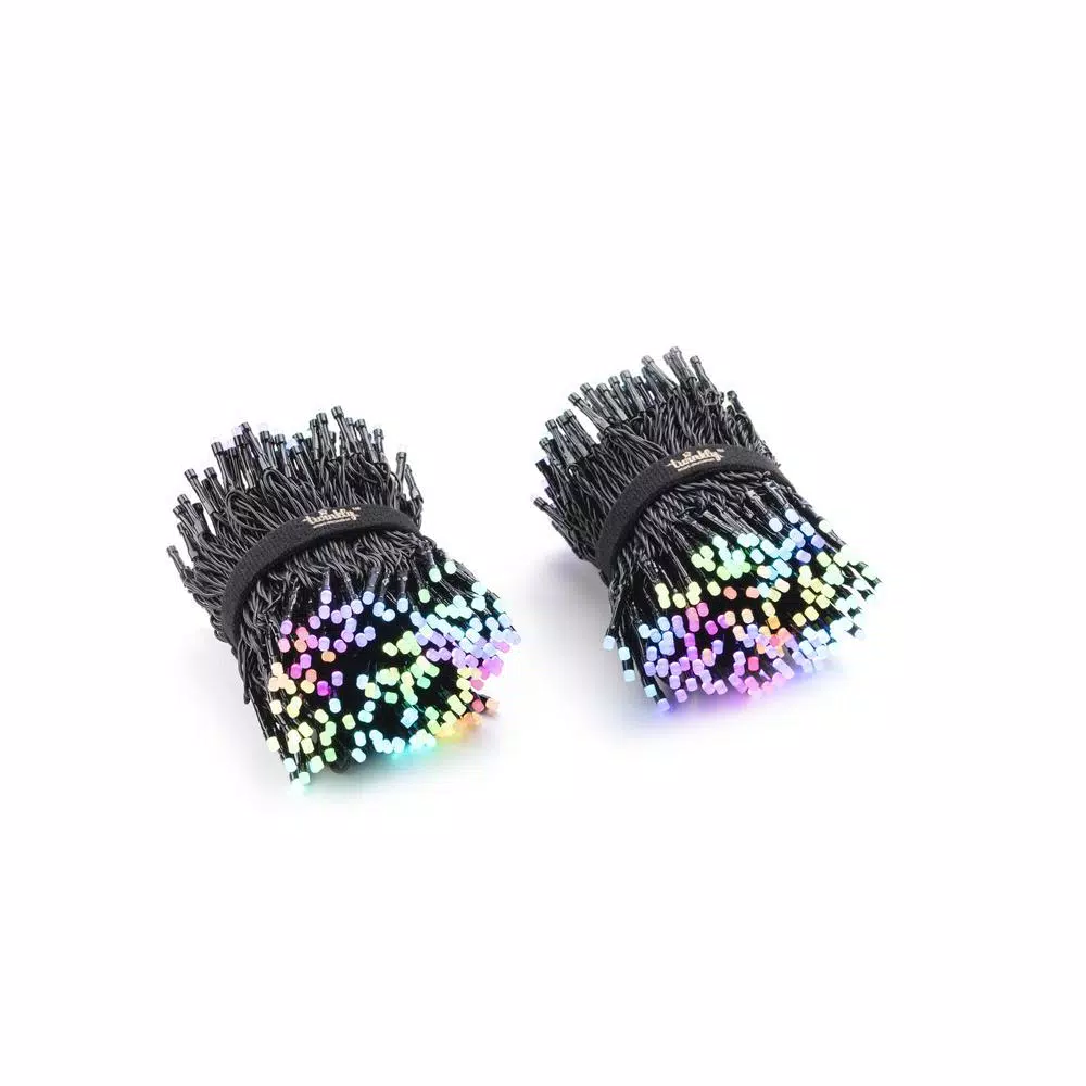 Unbranded Twinkly 600 LED Multi-Color Smart String Lights, 11.5 ft. Bluetooth & Wi-Fi Controlled