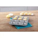Chicago Metallic Commercial II 12-Cup Non-Stick Muffin Pan, Aluminized Steel thumbnail 3