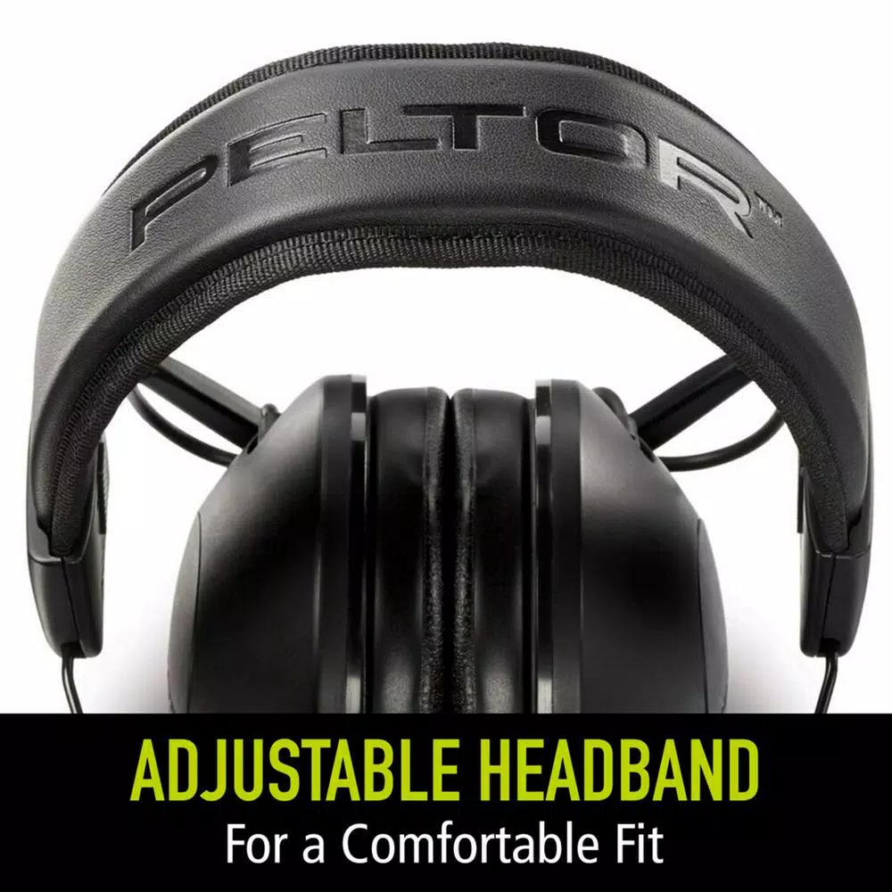 3M Peltor Sport RangeGuard Electronic Hearing Protection Earmuffs, Gray/Black