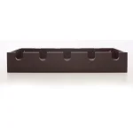 Kiera Grace Kieragrace Ellington Espresso Wall Mounted Wine Rack & Glass Holder thumbnail 1