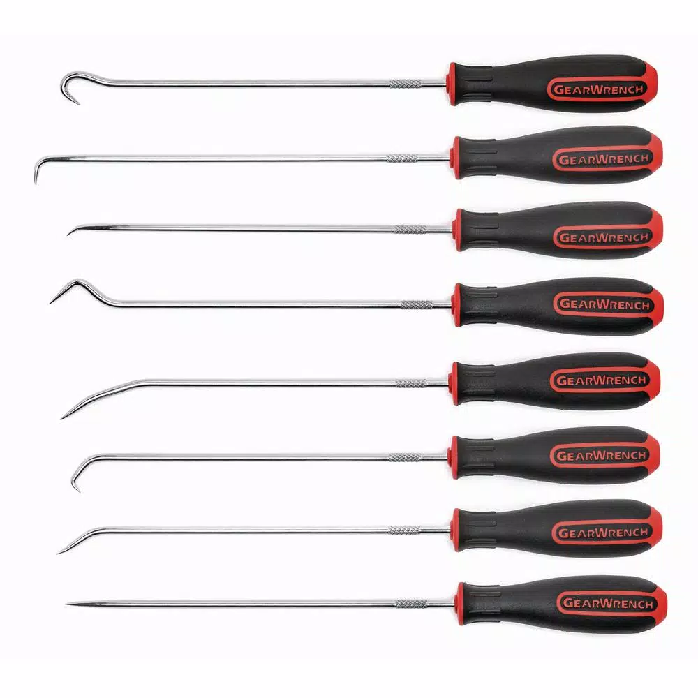 GEARWRENCH 8-Piece Long Hook and Pick Set