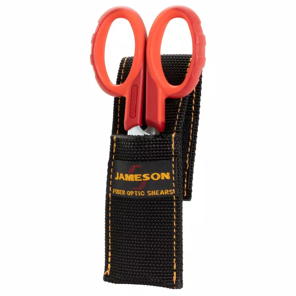 Jameson Fiber Optic Insulated Electricians Scissors, High Carbon Stainless Steel, 5.5 in. (3-Pack)