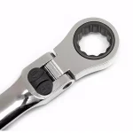 GEARWRENCH 12-Piece Metric Flex-Head Ratcheting Combination Wrench Set with Roll Pouch thumbnail 6