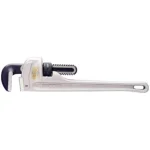 RIDGID 18 in. Aluminum Straight Pipe Wrench, 2.5 in. Capacity thumbnail 1