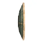 3R Studios Handwoven Beige and Green Rattan Wall Decor - Coastal Tropical Style Wall Hanging thumbnail 5