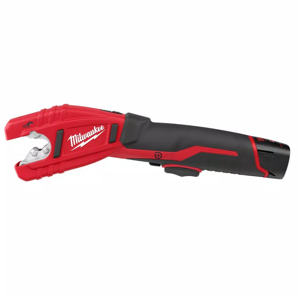 Milwaukee M12 12V Lithium-Ion Cordless 1/4 in. Hex Impact and Copper Tubing Cutter Combo Kit