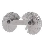 Grand Rapids Industrial Products Grip Thread Pitch Gauge - Dual Metric and SAE Stainless Steel Thread Counter thumbnail 4