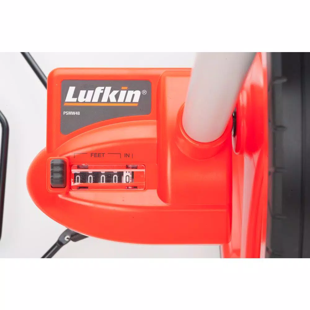 Lufkin Large Contractors Measuring Wheel with Rubber Tire, 10,000 ft Capacity