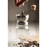 Kilner 17 fl oz Glass Coffee Grinder with Adjustable Ceramic Mechanism and Airtight Lid thumbnail 2
