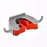 Alpine Industries Single Wall Mounted Mop and Broom Holder with 2 Hooks thumbnail 1